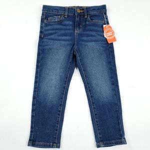 NWT 4T Snap Closure Adjustable Elastic Waist Jeans